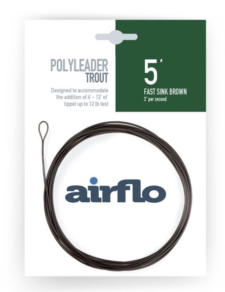AIRFLO Sinking Polyleader 5ft Trout