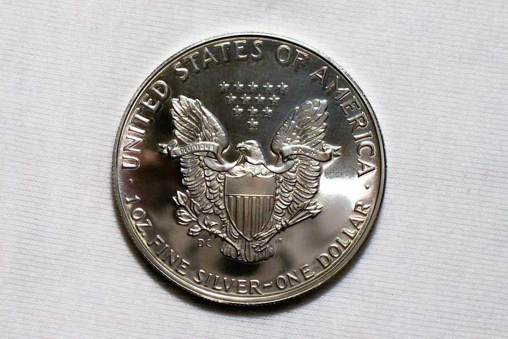 Daniel Carr - "1985" Silver Eagle Dollar - Overstrike - Proof-Like Finish