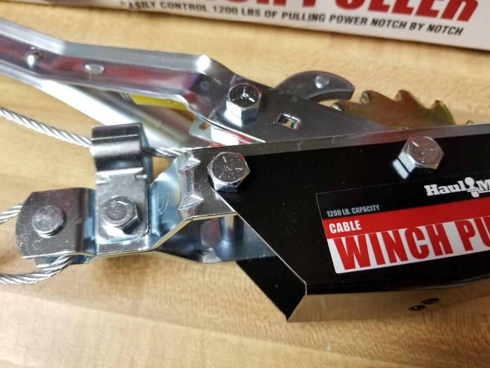 Haul Master 1200 Lb. Cable Winch Puller 30131