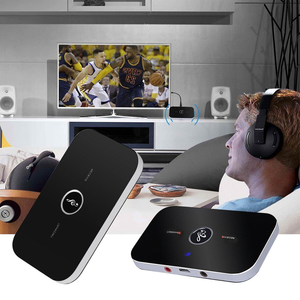 2in1 Bluetooth Transmitter & Receiver Wireless A2DP Home TV Stereo Audio Adapter