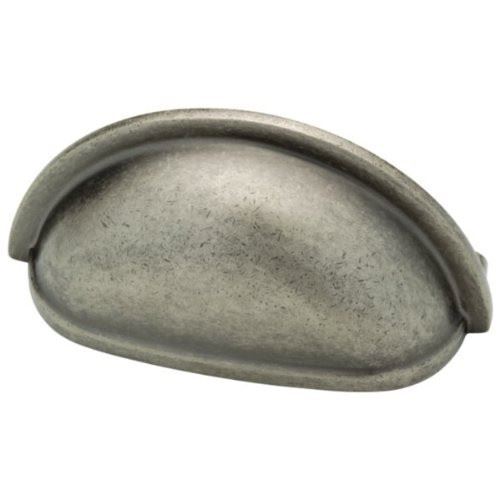 3" Avante Plain Cup Pull Tumbled Pewter
