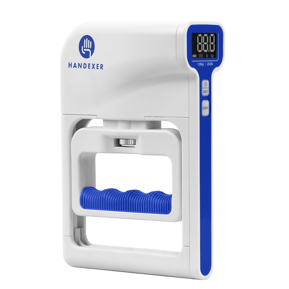 Grip Strength Tester 265lb/120kg, Digital Hand Dynamometer FDA Registered wit...