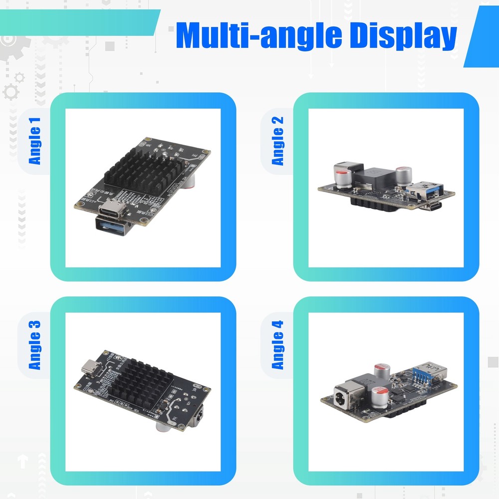 DC6-30V, 140W, Intelligent Multi-Protocol Fast Charging Module with Support 7577