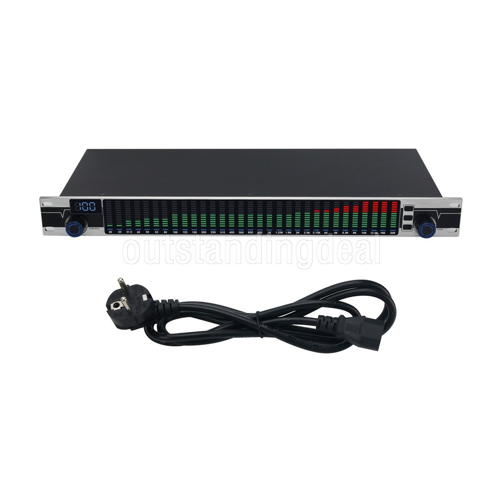 EQ111 220V 31-band Digital Equalizer Spectrum Display DSP Processor for Home ot2