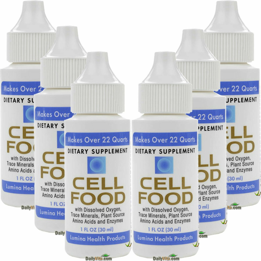6 x Cellfood Liquid Concentrate 1 fl oz