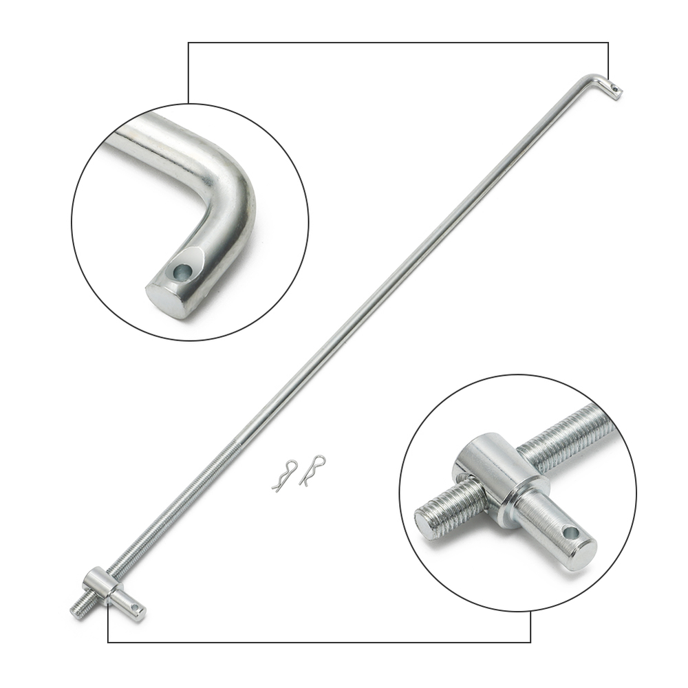 Universal Throttle Rod With Clip Accelerator Adjustable For Camaro Nova Chevelle