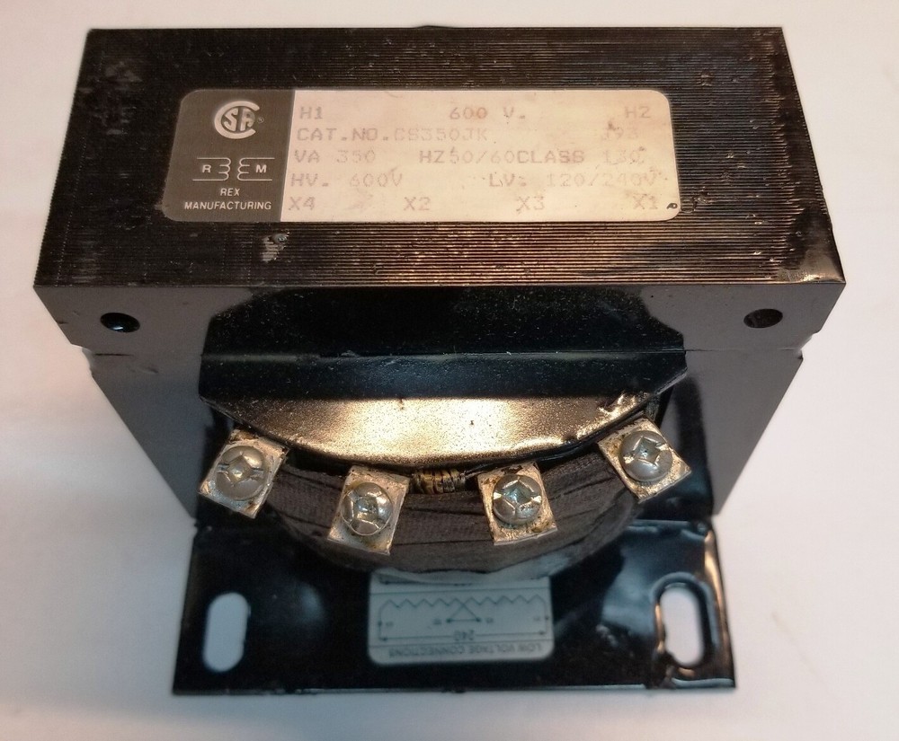 Rex Manufacturing Model CS350JK Transformer - New In Box