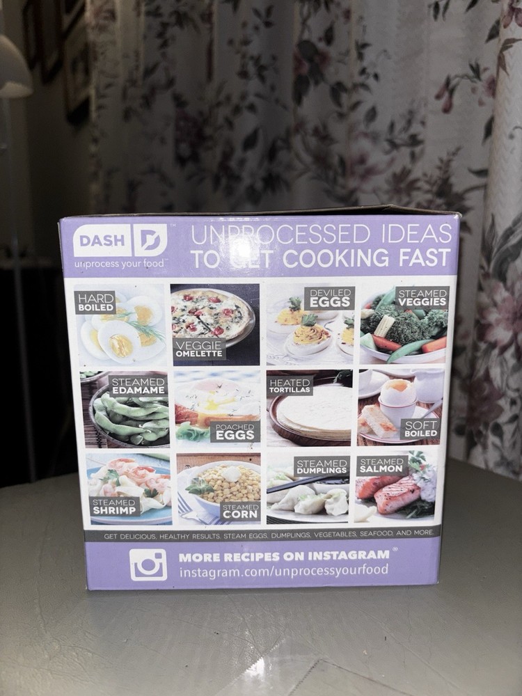 Dash rapid egg cooker unprocess your food pre-owned in box