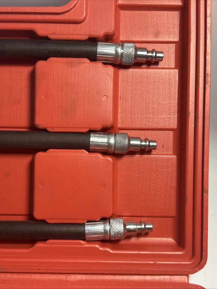 US General 95187 Universal Quick Disconnect Compression Gauge Set Tester Complet
