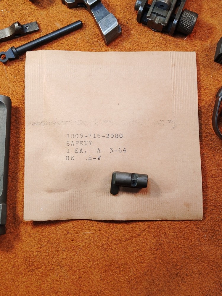 WWII M1 Carbine Safety Unopened USGI package