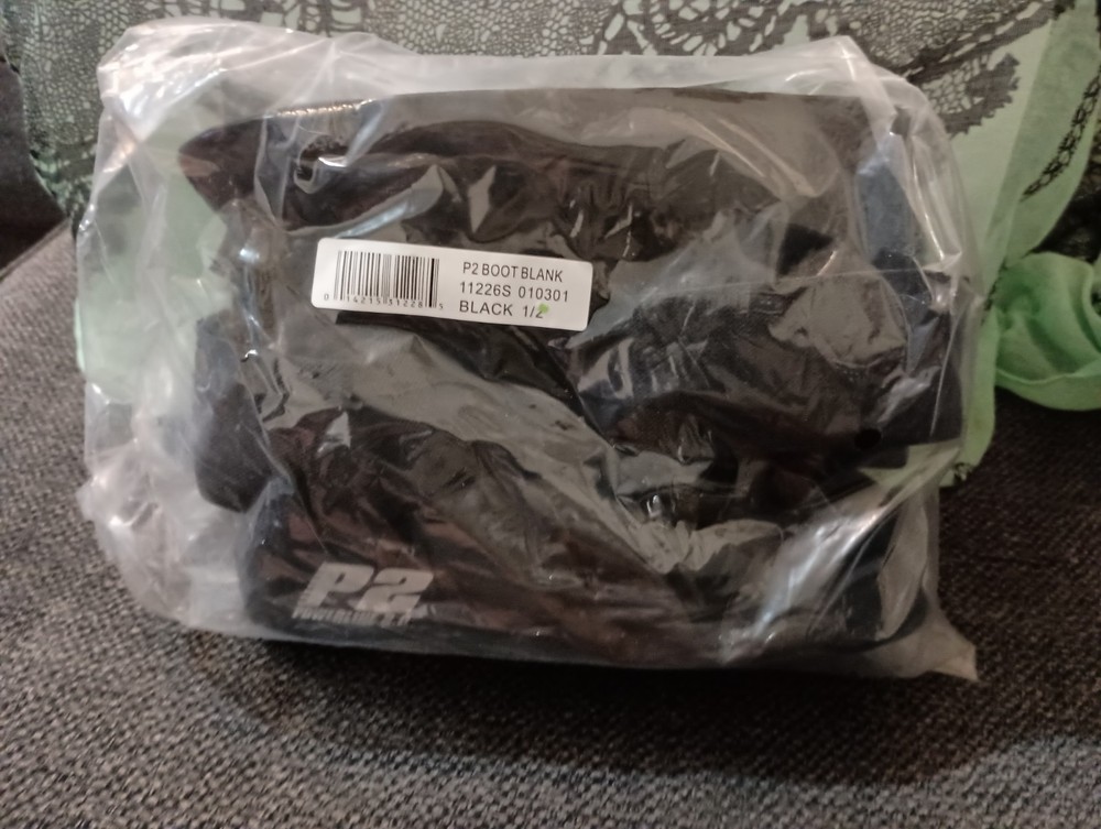 Century P2 Boot Blank in black, 1/2 size
