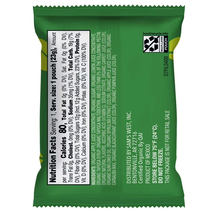 Member’s Mark Organic Fruit Snacks, 48 ct.
