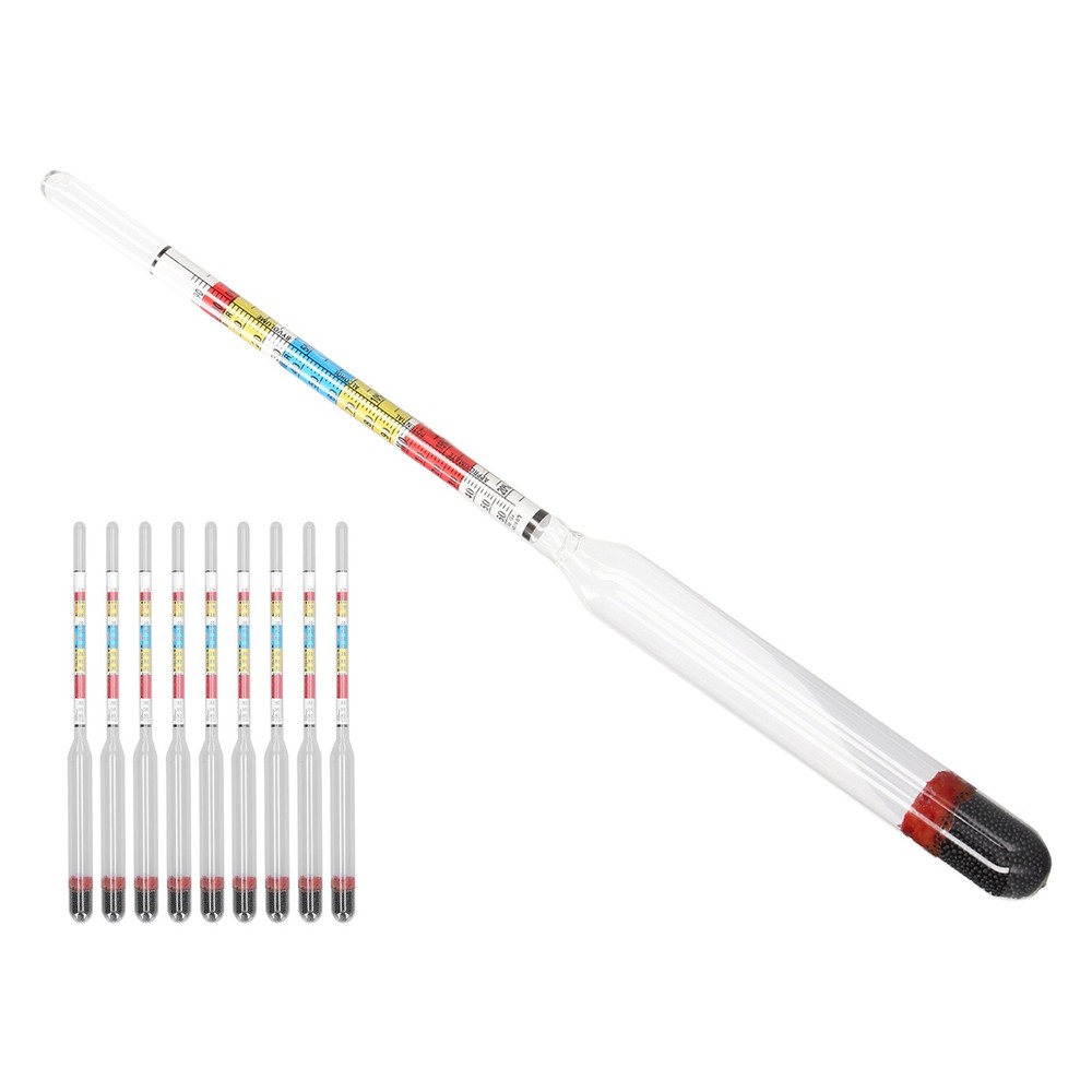 10Pcs Wine Making Meter Accurate And Sensitive Test Jar For Home Brewing