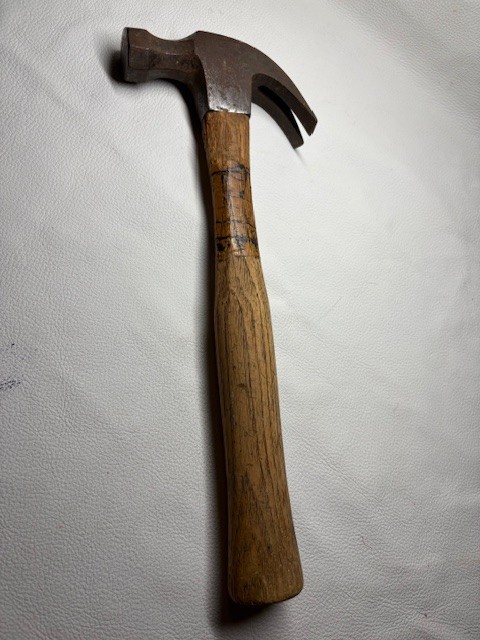 Vintage WARDS Master Quality Claw Hammer Original Handle