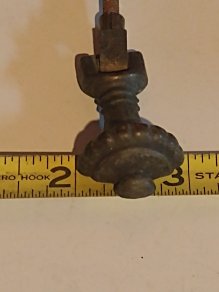 4 Victorian Style Brass Teardrop Pulls ~ Vanity, Commode, Dresser Hardware