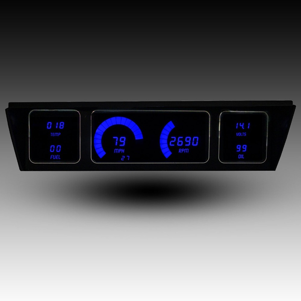 1977-1990 Chevy Impala / Caprice Digital Dash Panel Red LED's Made In USA