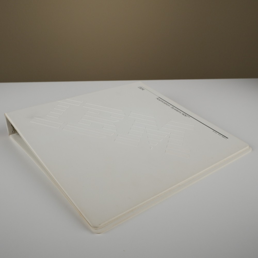 Vintage IBM AS/400 Binder