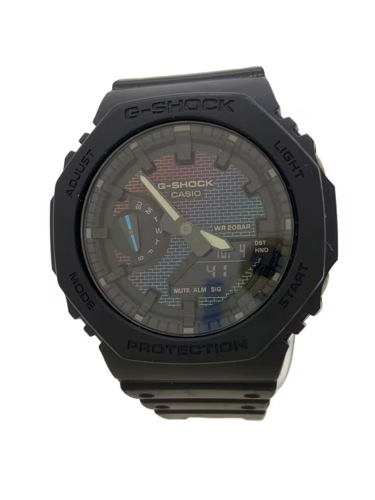 CASIO Quartz Wristwatch G SHOCK Analog Rubber Black