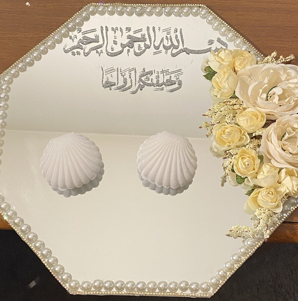 Mirror Ring Tray For Wedding/ Engagement
