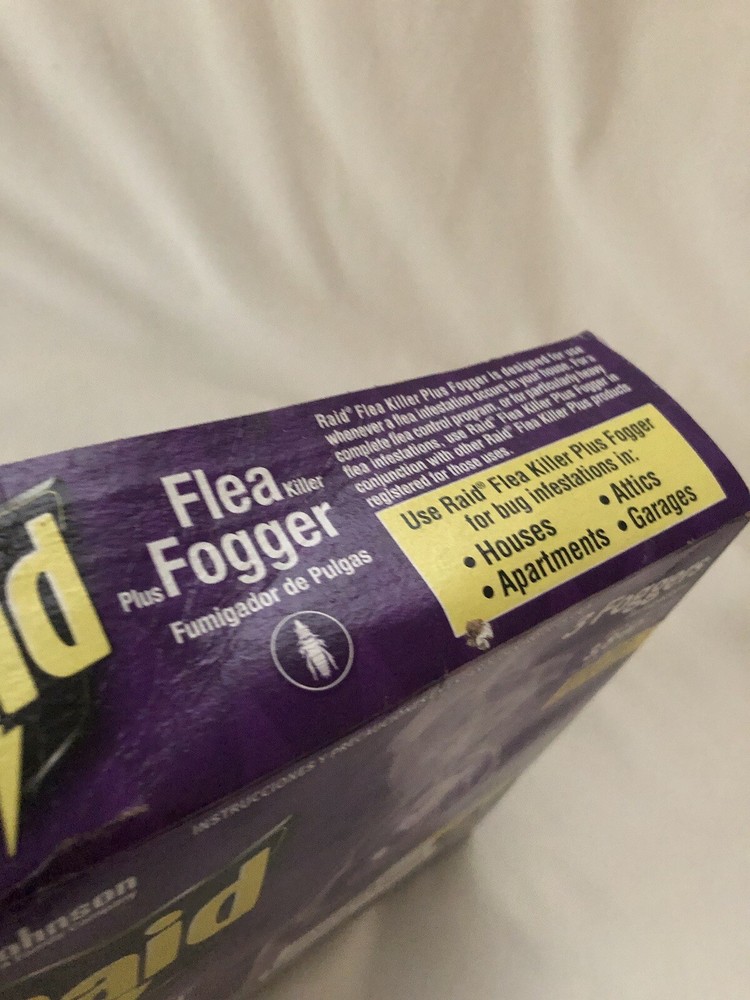 Raid Flea Killer Plus Fogger, 5 oz, 3 Cans