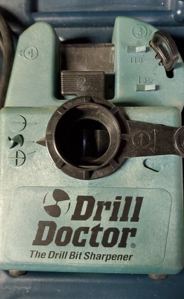 Drill Doctor Tradesman 500 Drill Bit Sharpener Sharpening Tool Equipment W/Case