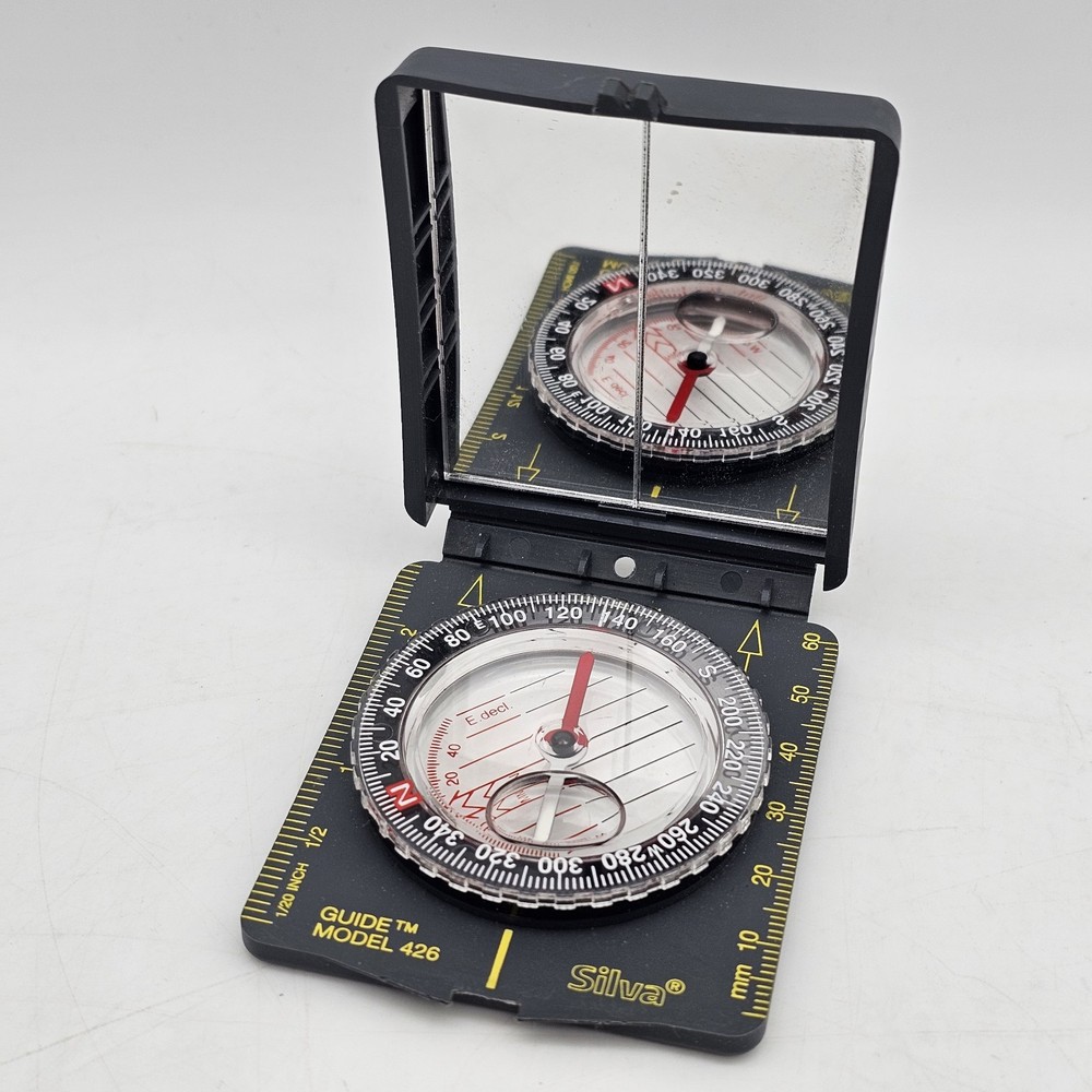SILVA GUIDE Model 426 Outdoor Series Compass & Mirror Hiking Tool