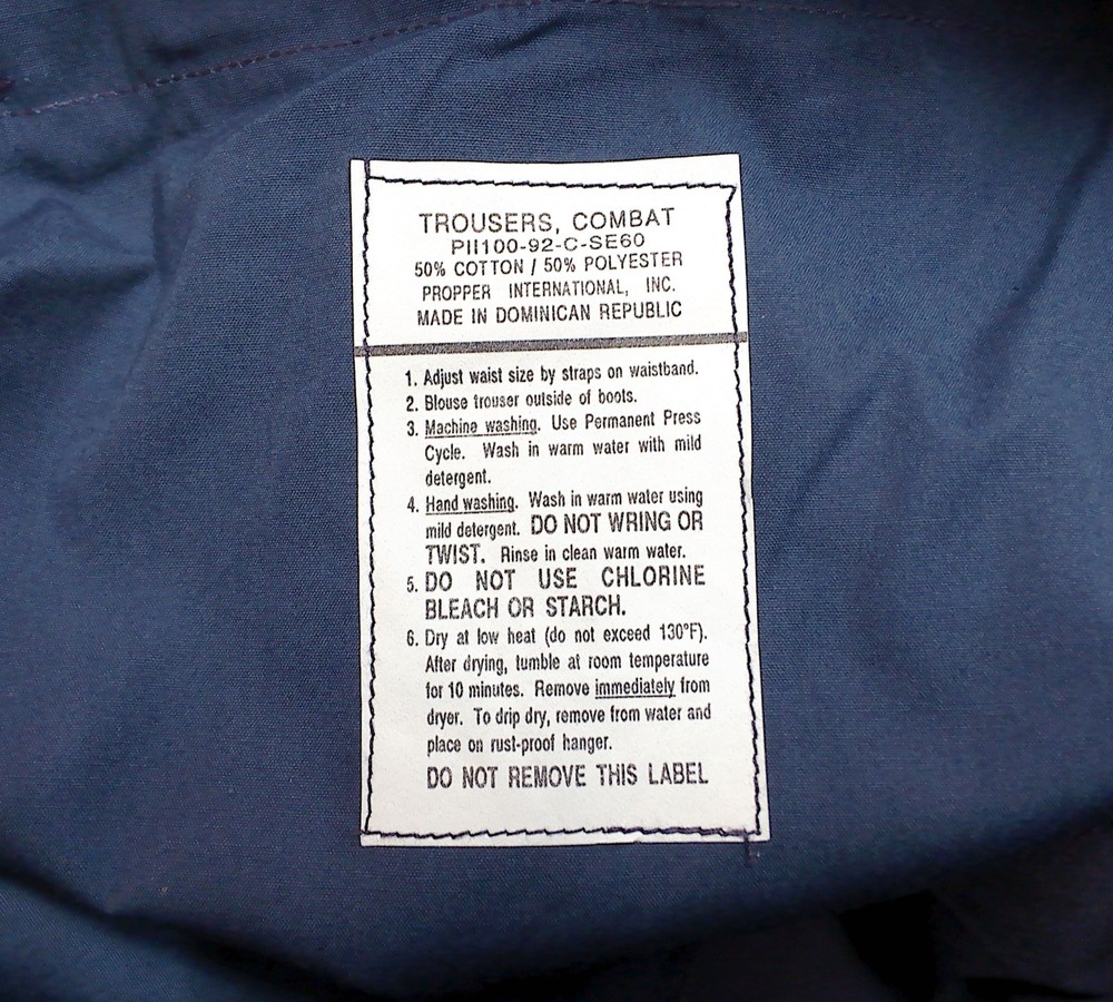 Propper Tactical Blue BDU Cargo Pants Trousers Men's Size Medium Regular