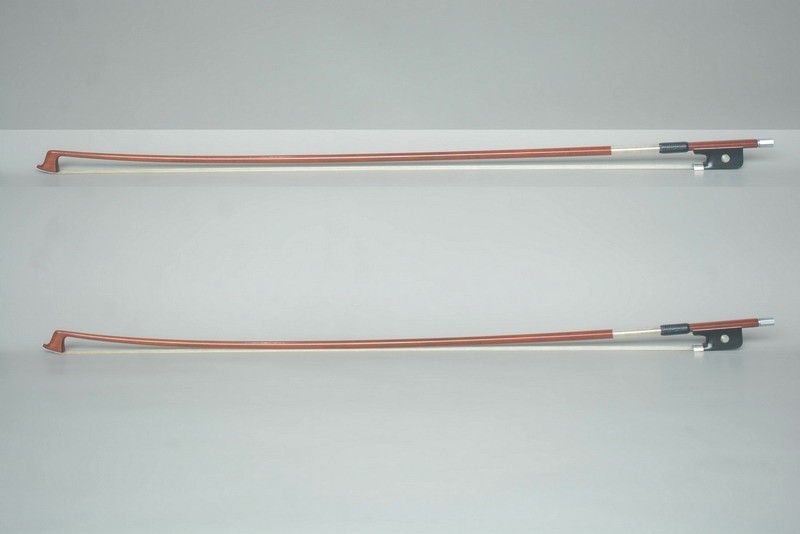 Silver mounted!A TOP Genuine Pernambucowood Viola Bow.Highly recommend