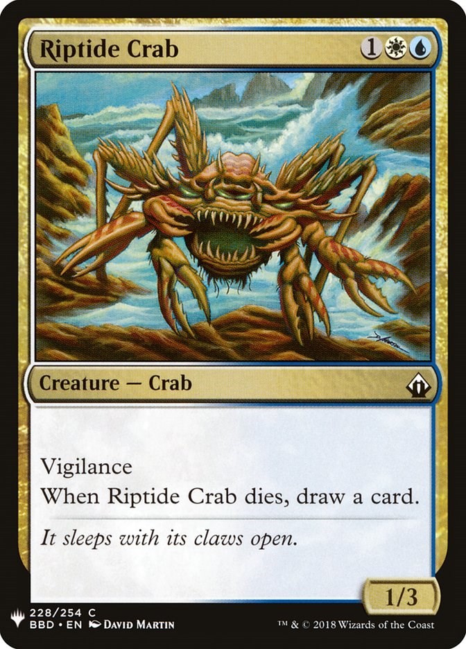 Riptide Crab The List Reprints 228 MTG LP