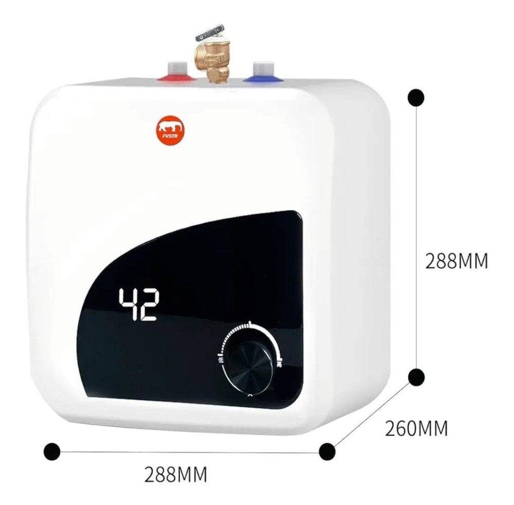 Electric Hot Water Heater 120V Tank Storage,Rv Tr 4 Gallon Trailer 1.5KW Kitchen