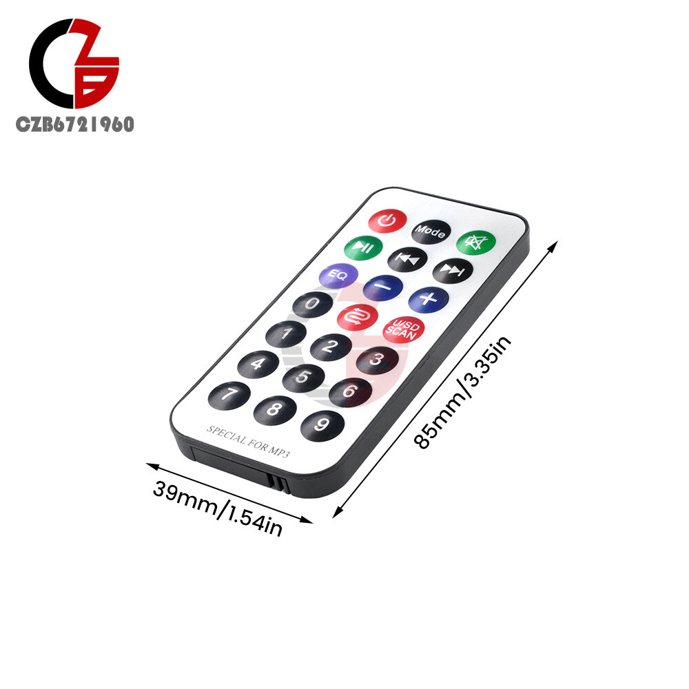 MP3 Bluetooth5.3 Power Amplifier Decoder Board USB TF FM Radio 2*3W Audio Player