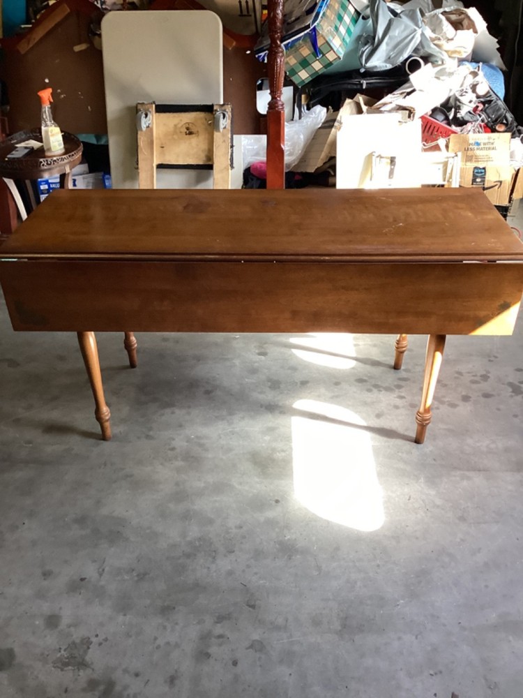 Large Hitchcock Drop Leaf Table Beautiful Some Flaws