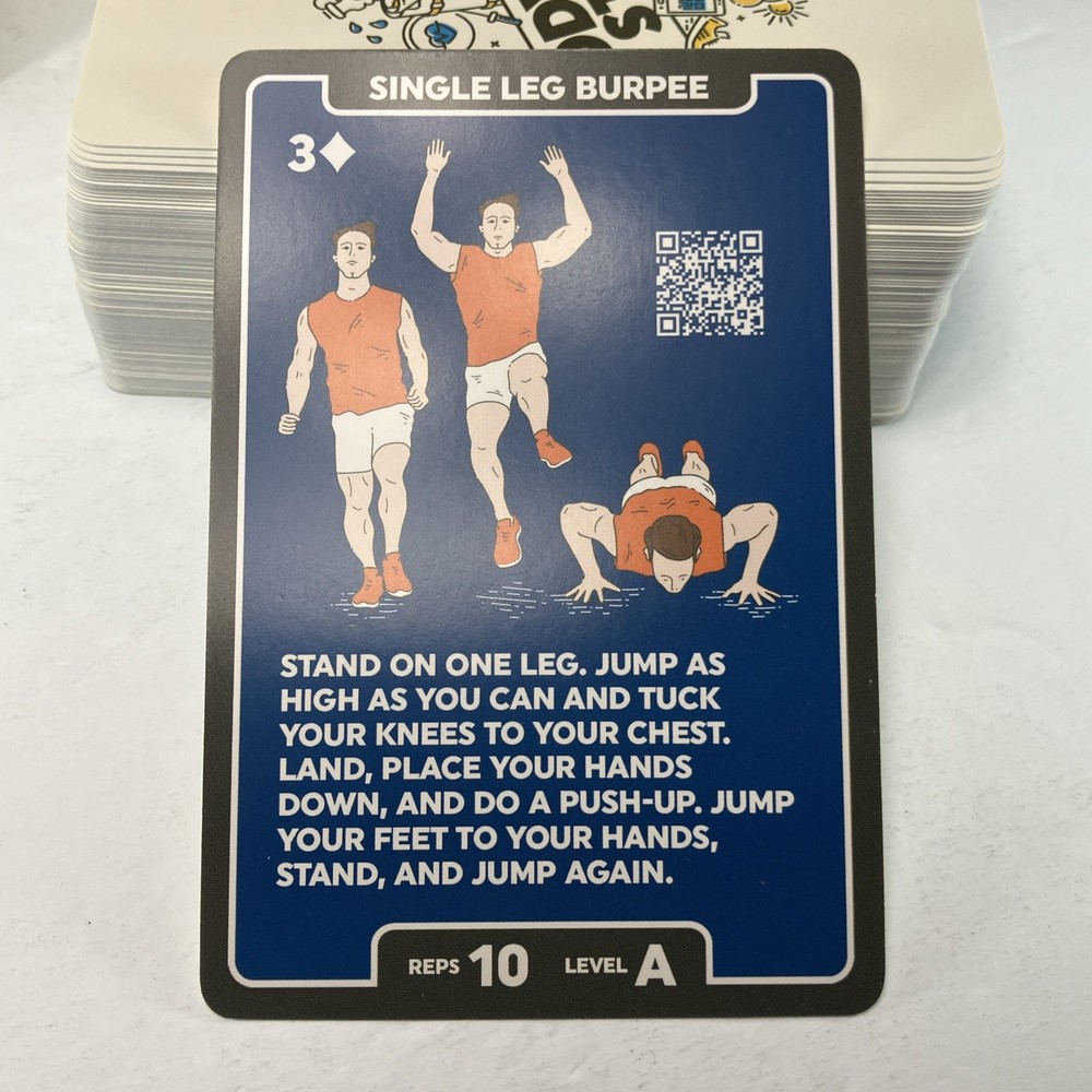 Stack 52 Bodyweight Exercise Workout 104 Playing Cards Mega Pack Mint Condition