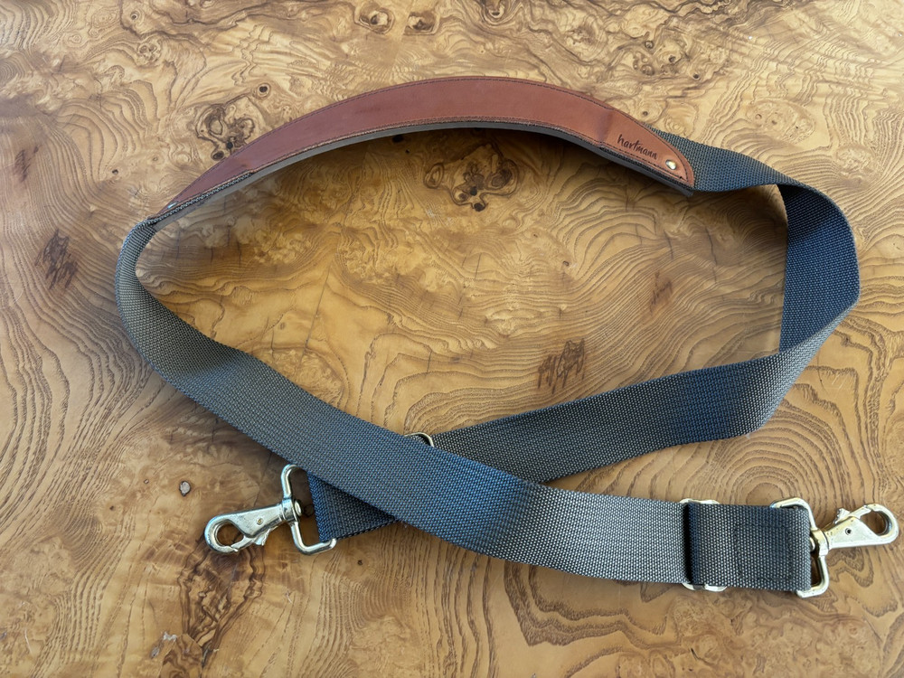 Hartmann Luggage Suitcase Replacement Leather Nylon Shoulder Strap 46"