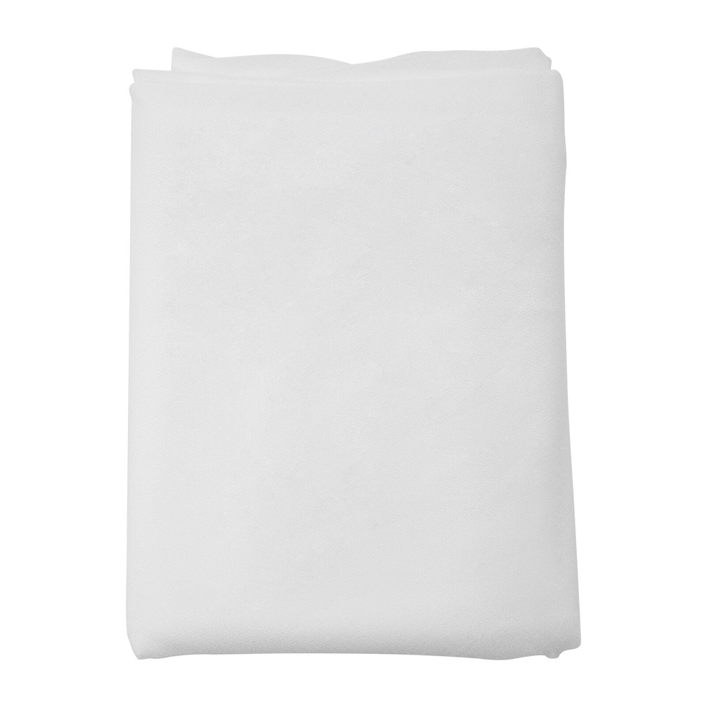 6pcs Weddings Ceiling Drapes Curtains Sheer Voile Backdrop Draping Decor White