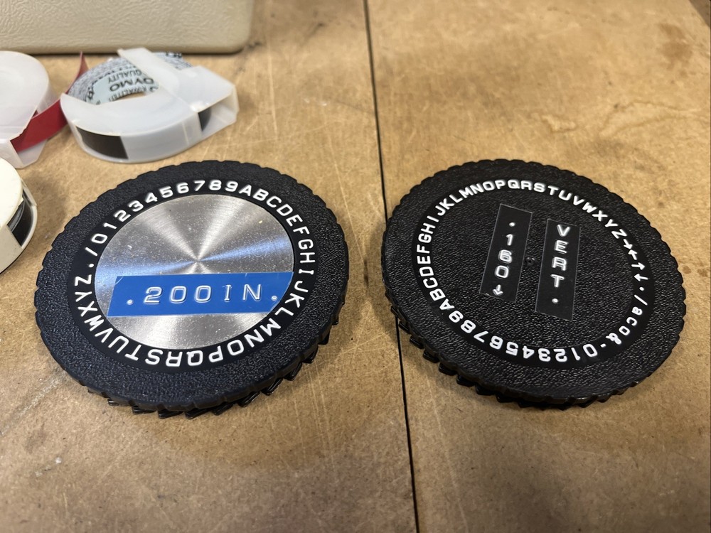 Dymo 1575 Executive 3 Label Machine With Extras