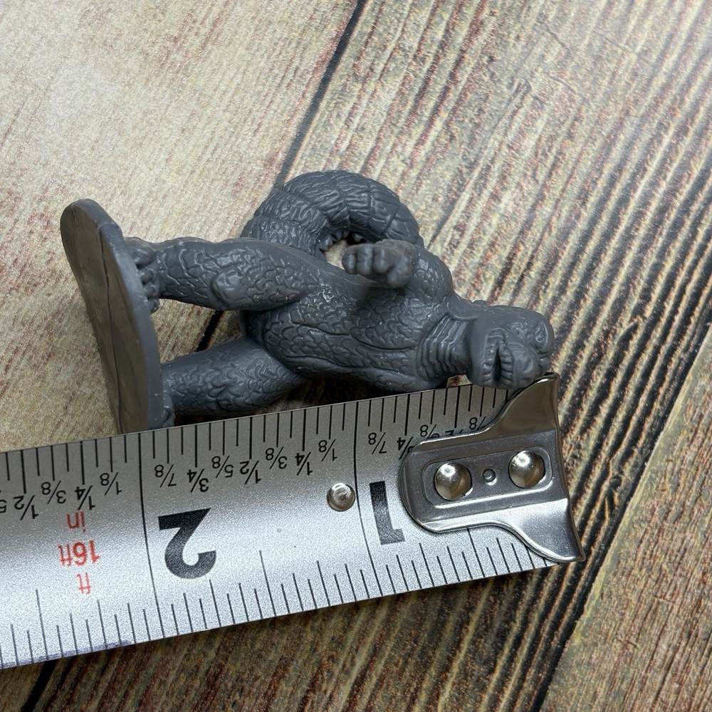 Mini Godzilla & Mini Mothra Plastic 2” Figures D&D Gojira Dark Gray