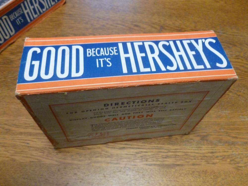 Original 1930's Depression Era Hersheys 24 Count Candy Box NRA