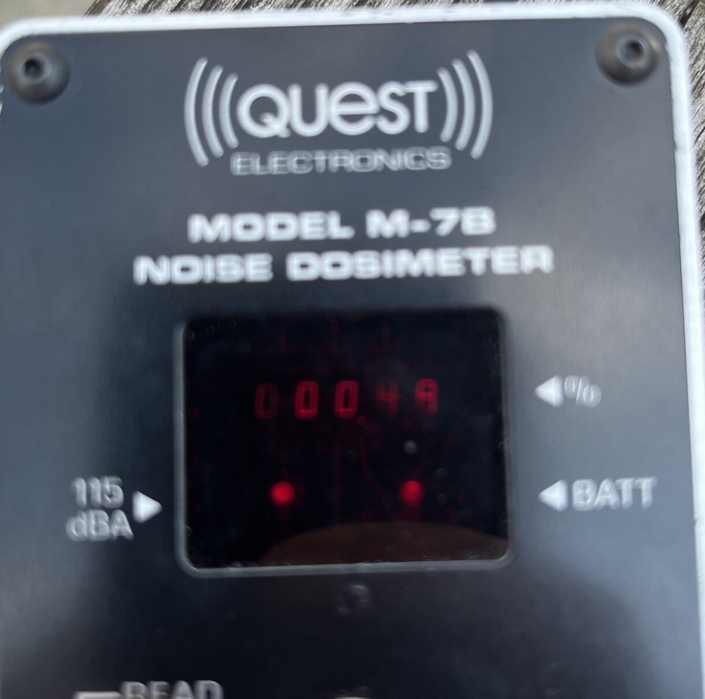 Quest Technologies M-7B Noise Dosimeter In Case - Free Same Day Shipping!
