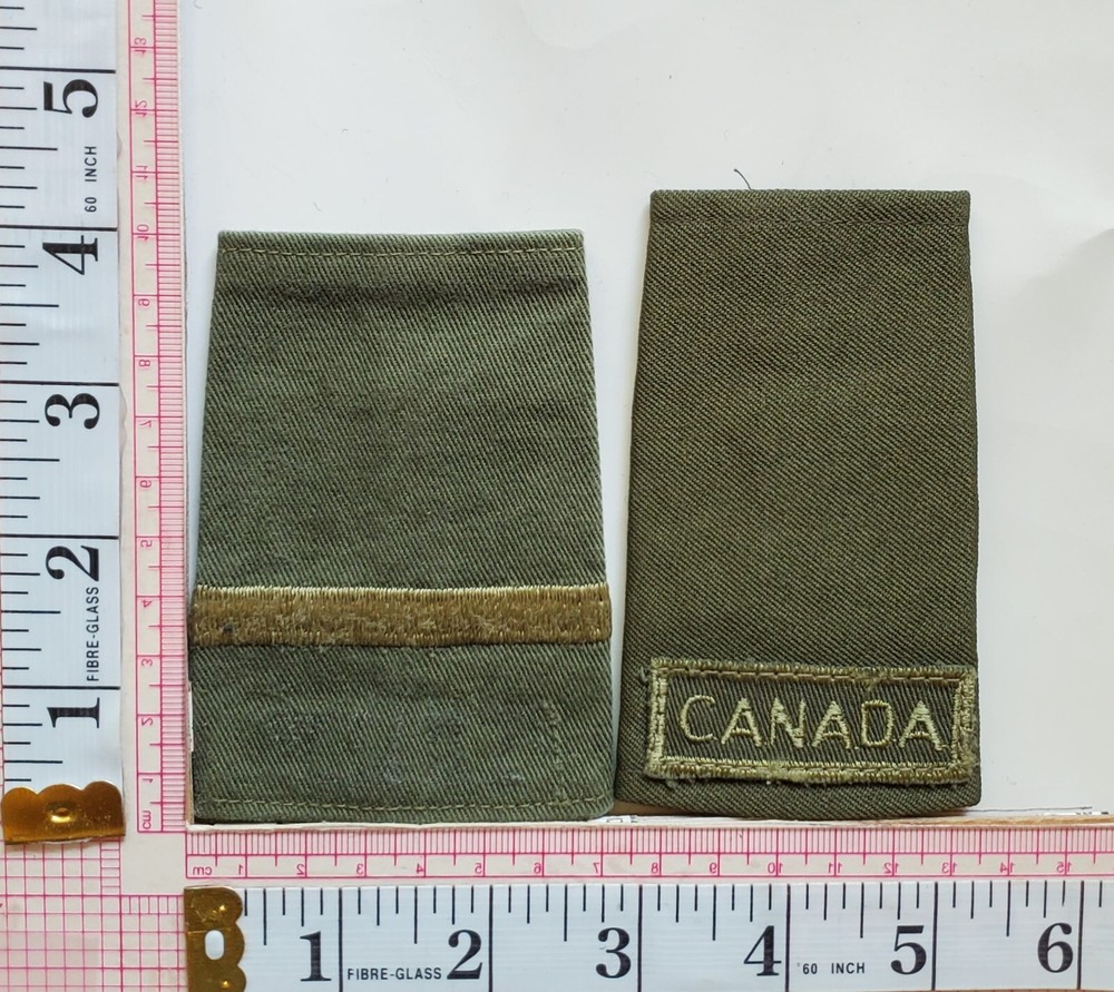Officer Cadet Combat Canadian Armed Forces Shoulder Boards Patch Applique