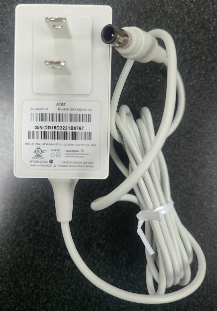 ATT Ac Adapter Model eps 18R1G 16