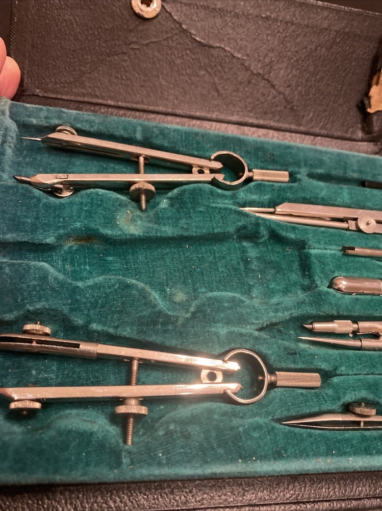 Micronta VTG Engineer's Compass Drafting tool Set Not Complete Germany