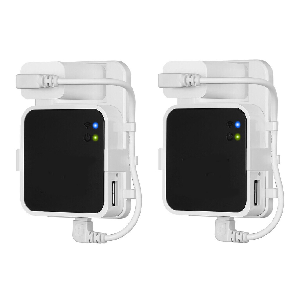 2x Outlet Wall Mount Fit For Blink Sync Module 2 Simple Mounting Bracket Holder