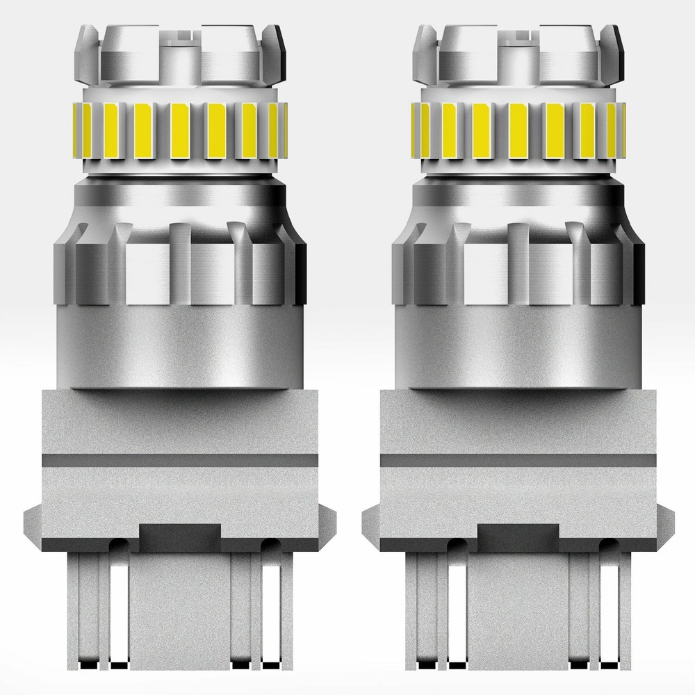 8x White 3157 3156 LED Tail Parking Backup Reverse Turn Signal Light DRL Bulbs