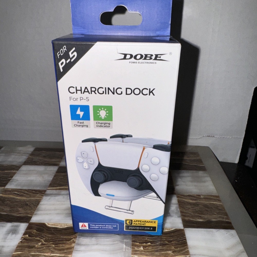 Dobe for P-5 Charging Dock Fast Charging Double Controller Dock - PS5 New