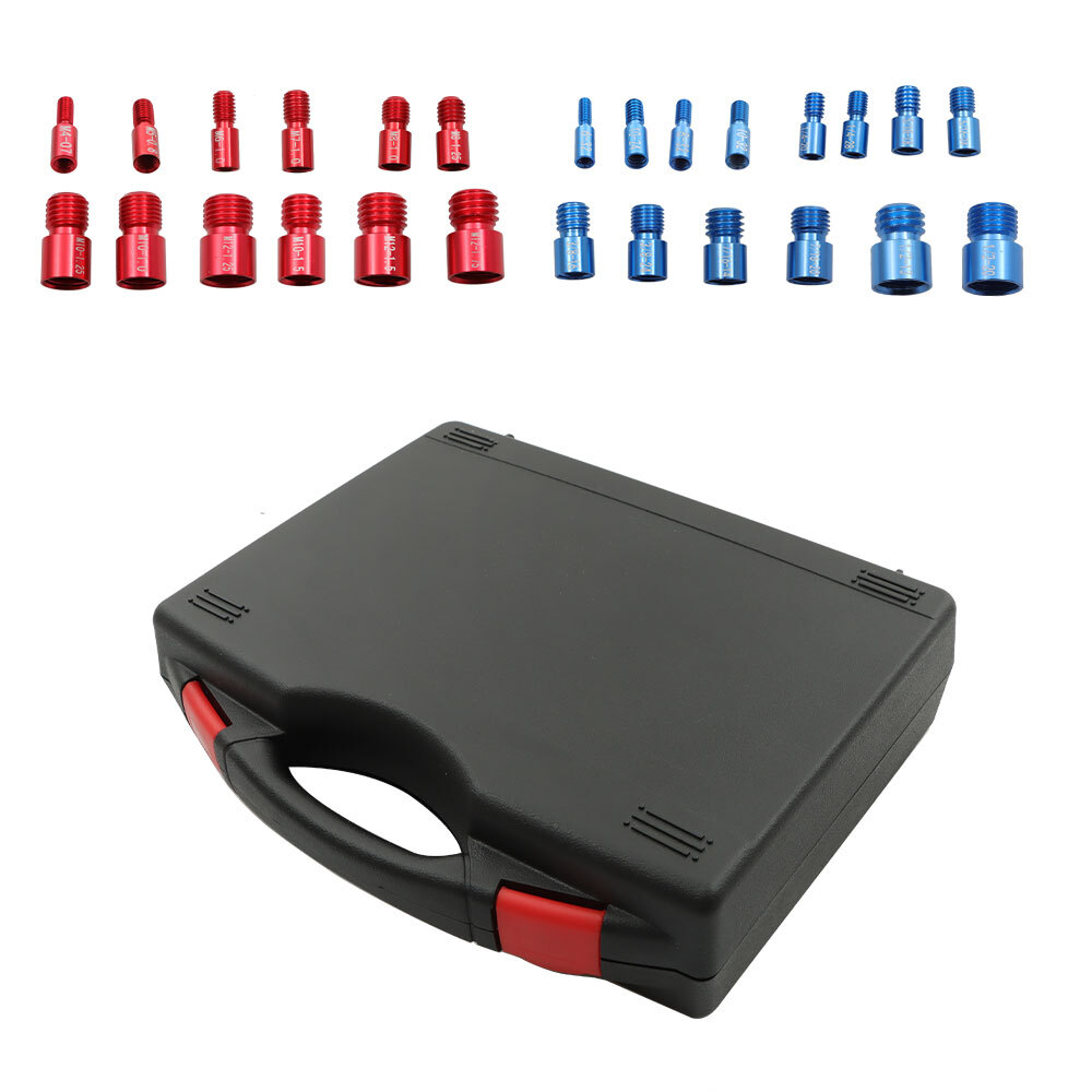 26 Nut / Bolt Thread Checker Screw Thread Identifier Gauge Inch / Metric Kit