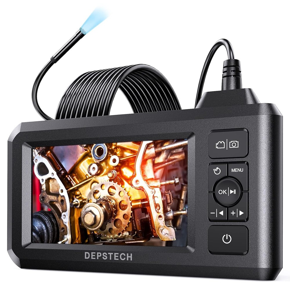 5.5mm Industrial Endoscope, 1080P Digital Borescope Inspection Camer...