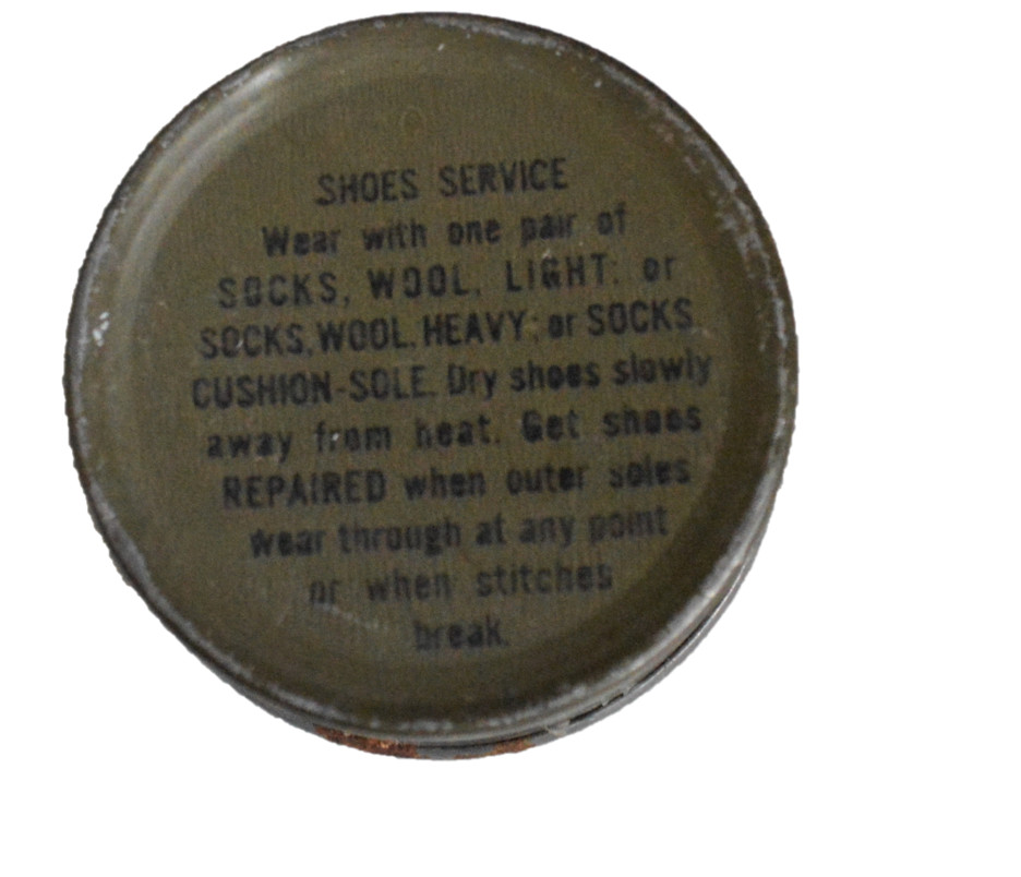 USGI Tin Can Shoe Dubbing WWII