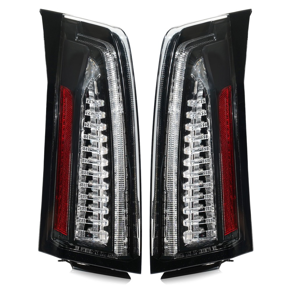 Fit for 2013-2018 Cadillac ATS LED Tail Light Black Conversion Pair Left + Right