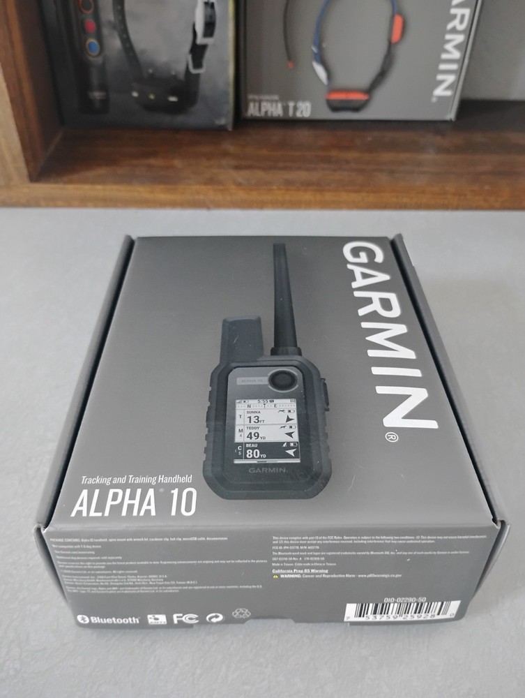 - NEW - GARMIN ALPHA 10 HANDHELD / T20 COLLAR - BUNDLE